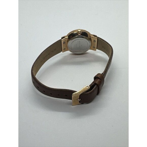 Skagen Ancher SKW2260 Women\'s Brown Leather Analog Dial Quartz Watch JNA995 main image 2
